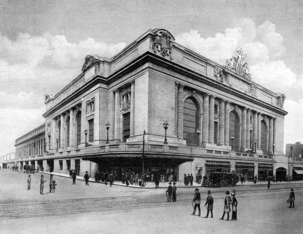 Гранд Централ Терминал в 1913 году, в год его открытия
