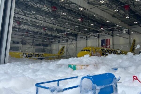Пенная вечеринка в аэропорту Детройта (DTW)