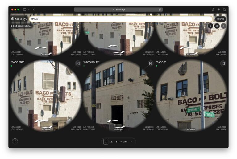 Забавный сервис, посвященный улицам Нью-Йорка All Text in NYC