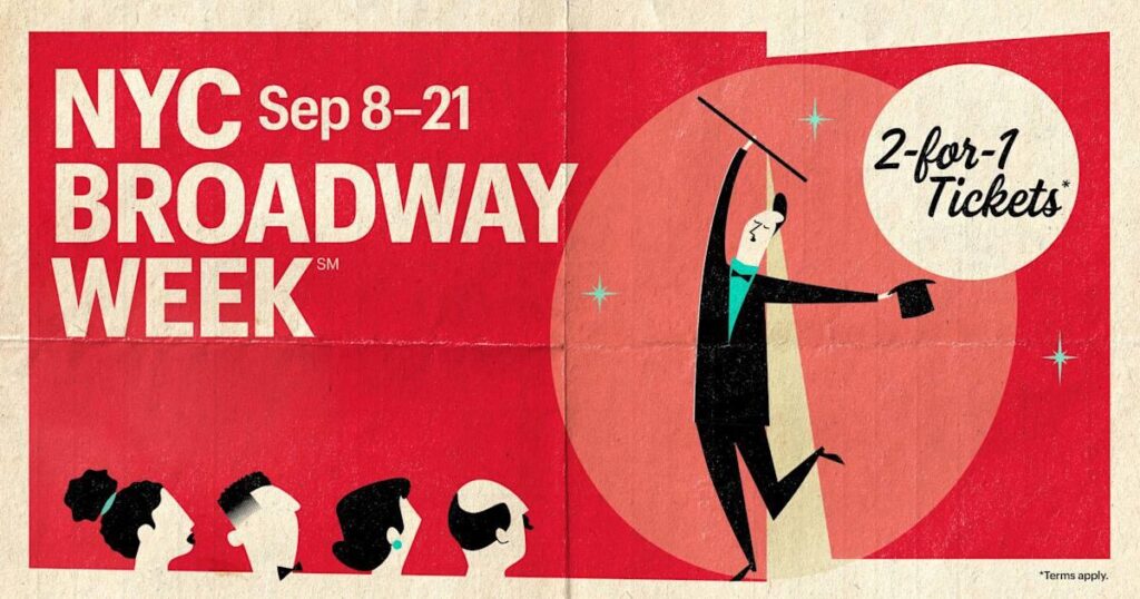 Broadway Week 2025: билеты уже в продаже со скидкой 50%