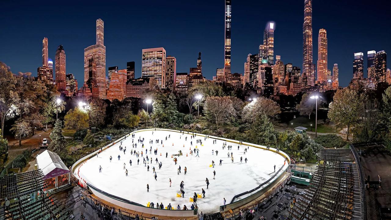 Каток Центрального парка (Wollman Rink) празднует 75-летие