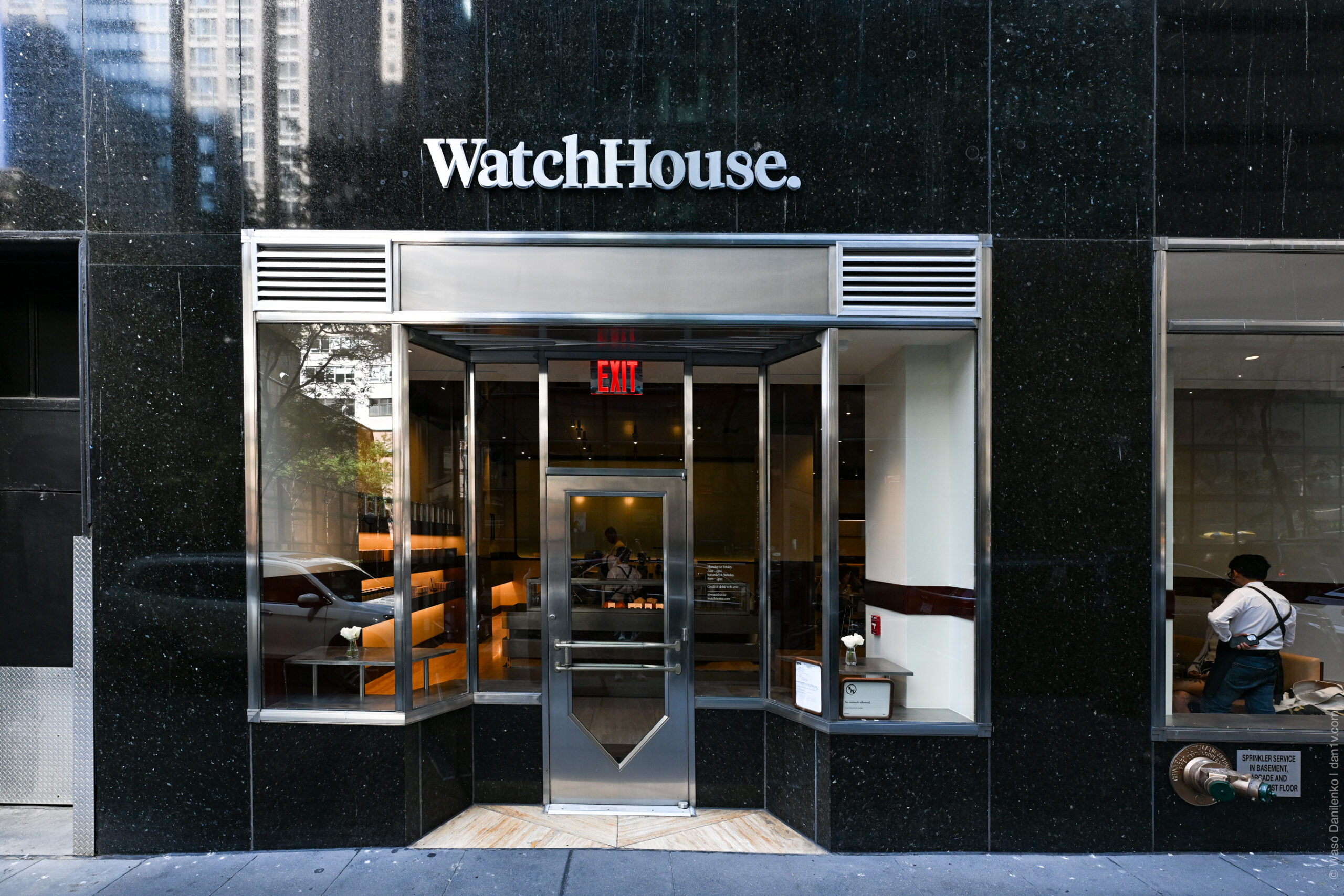 Кофейня WatchHouse в Chrysler Building, Нью-Йорк