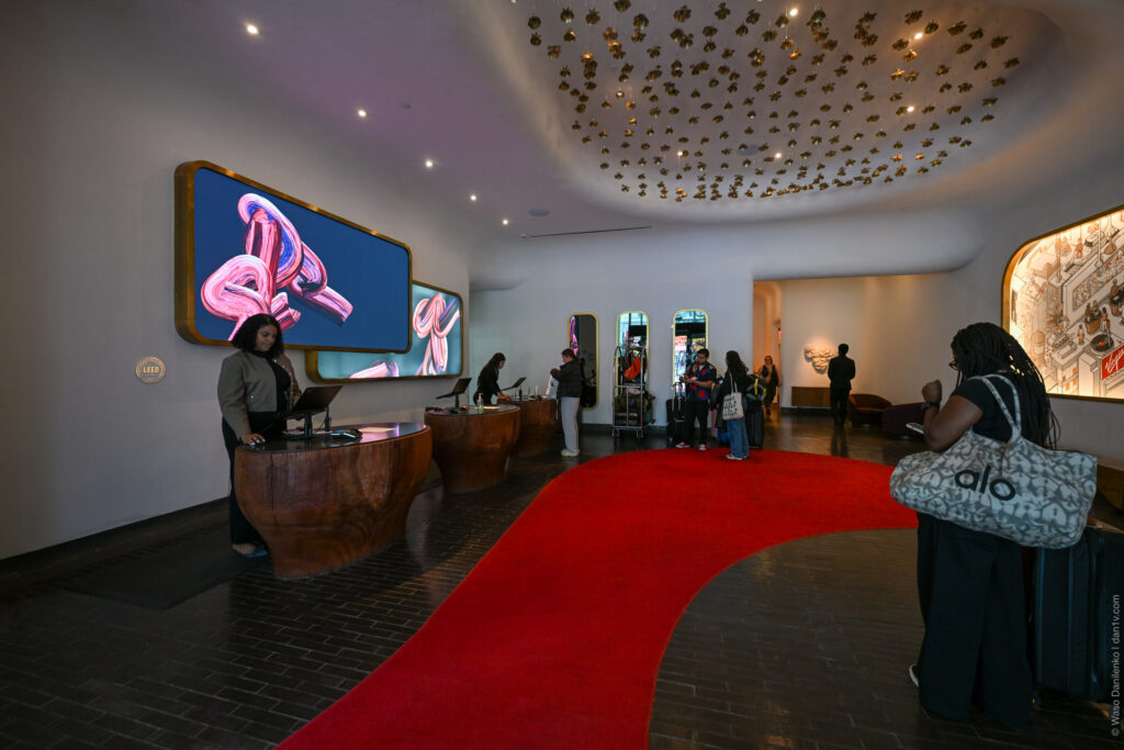 Иллюстрация Нью-Йорка в Отеле Вирджин (Virgin Hotel)