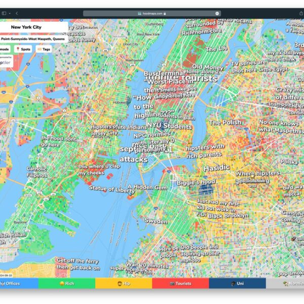 Интерактивная карта районов Нью-Йорка