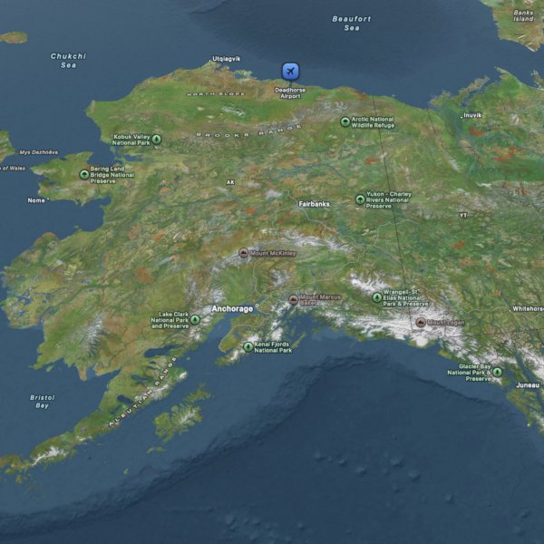 Аэропорт «Дохлая Лошадь» в Аляске (Deadhorse Airport, Alaska)
