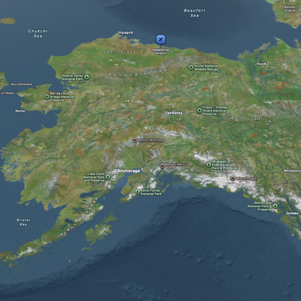 Аэропорт «Дохлая Лошадь» в Аляске (Deadhorse Airport, Alaska)