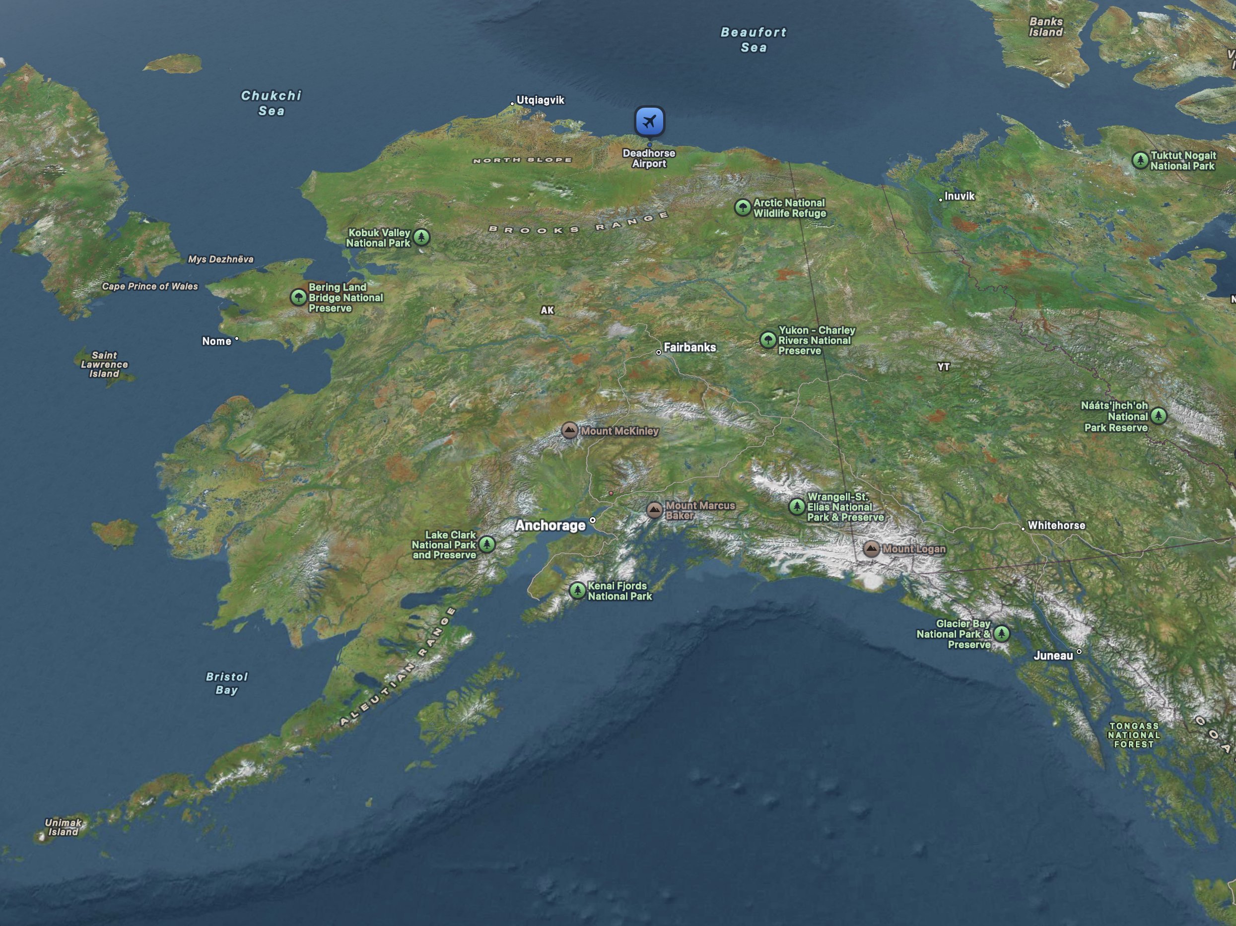 Аэропорт «Дохлая Лошадь» в Аляске (Deadhorse Airport, Alaska)