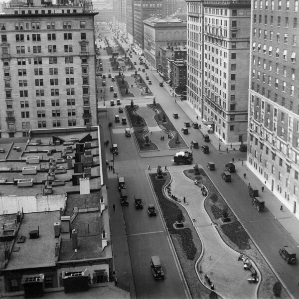 Улица Парк Авеню 1924-го года