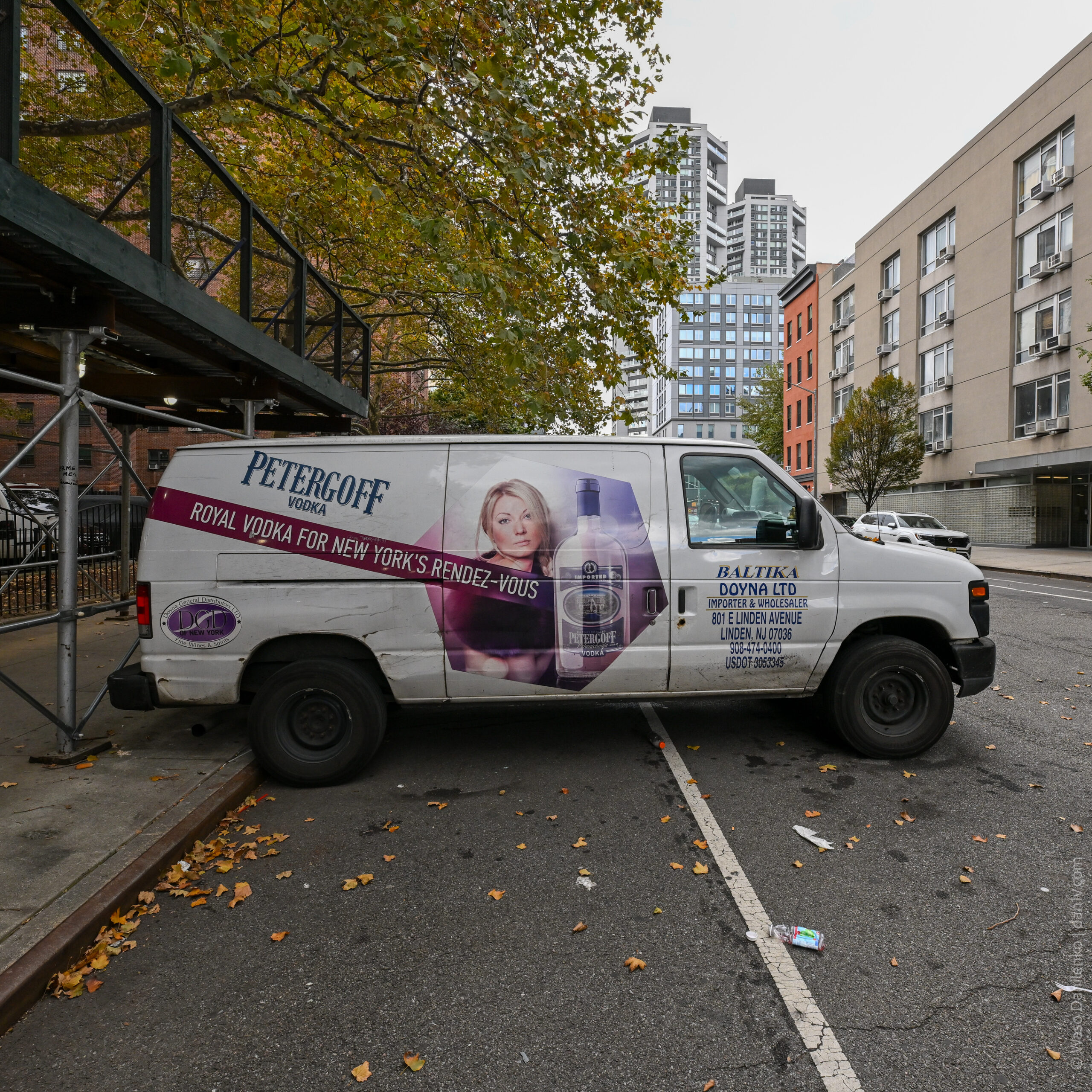Реклама водки в Нью-Йорке