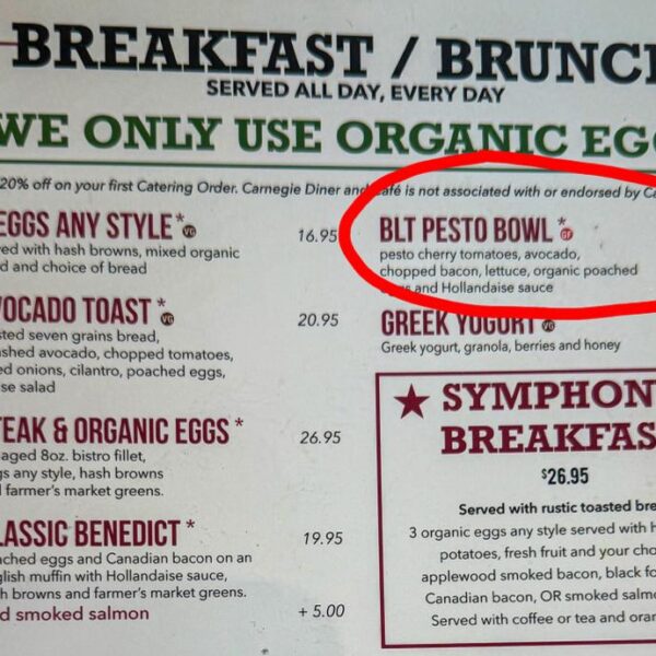 Сокращения в американских меню: BLT, PB&J и другие