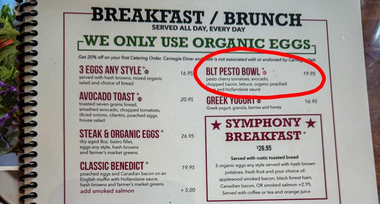 Сокращения в американских меню: BLT, PB&J и другие