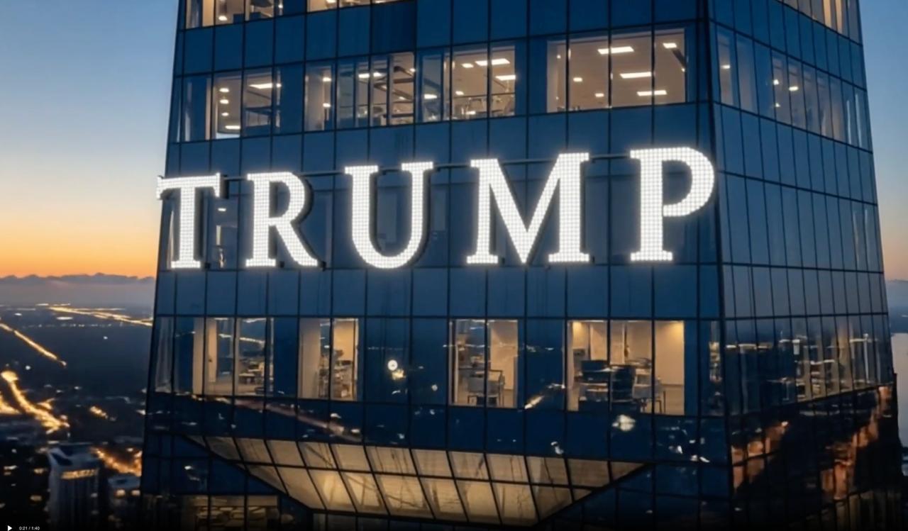 Рендеры библиотеки Дональда Трампа в Майами