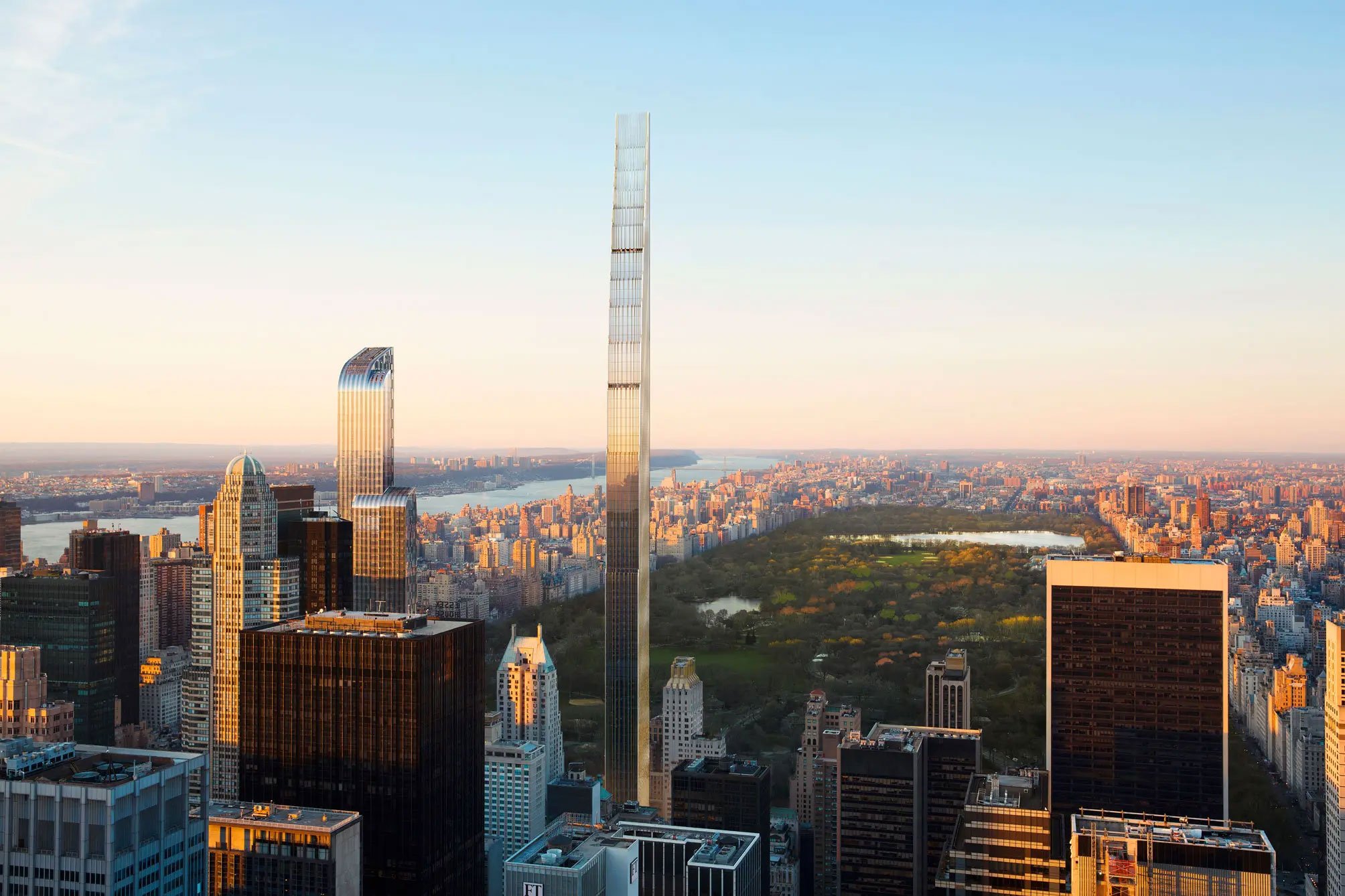 Самый узкий небоскреб в мире — 111 West 57th Street (Steinway Tower)