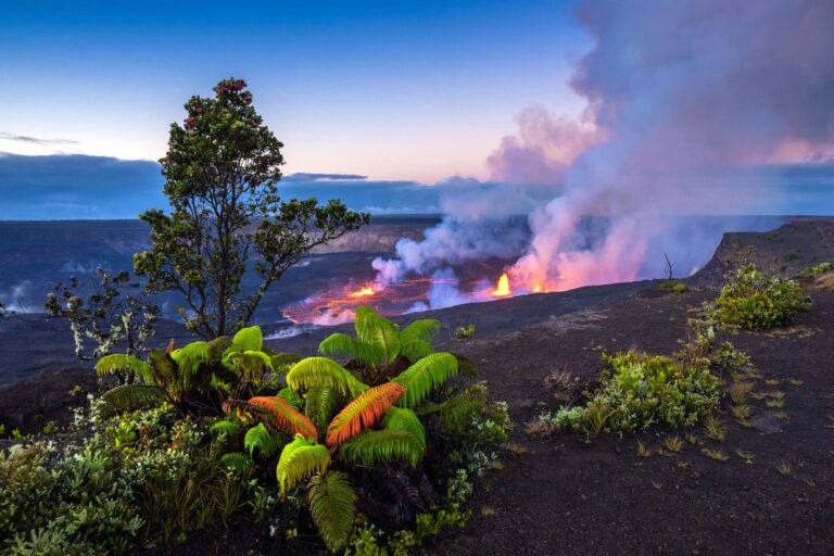 Гавайский вулканический национальный парк (Hawaiʻi Volcanoes National Park)